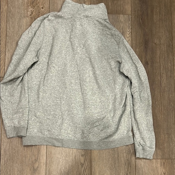 Nike Gray Rose Gold Half Zip Hoodie Sweatshirt Sporty Athletic Gym Size Medium - Picture 9 of 9